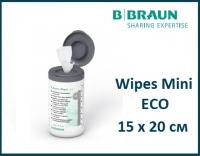 Салфетки флисовые B.Braun Wipes mini Eco 60 шт. в рулоне (150х200 мм) 12 рулонов в уп. — 12 шт/уп 