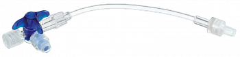 Кран 3-ходовой Дискофикс С с Сэйффлоу 360° синий линия 50 см купить в Тюмени