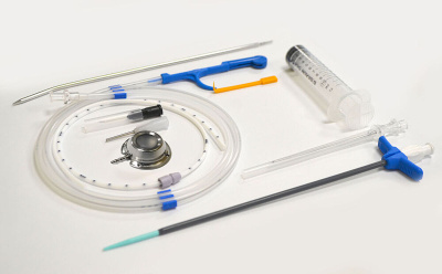 Система для венозно-артериального доступа c портом эллипсовидным PORT TI (титановым) с катетером 8 F и набором для установки купить оптом в Тюмени