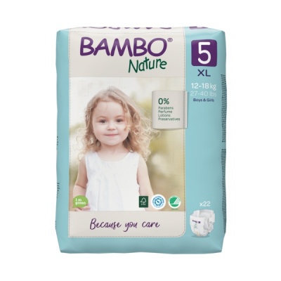 Эко-подгузники Bambo Nature 4 (7-14 кг), 24 шт купить оптом в Тюмени