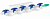 Блок из 5 кранов Дискофикс C (синие) линия 150 см купить в Тюмени