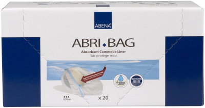 Abri-Bag Гигиенические впитывающие пакеты для туалета 51,5x39 см купить оптом в Тюмени